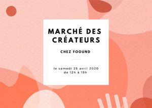 Visuel marché des créateurs